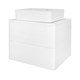AZARIO Тумба LOTOS 60/2 600х460х500 подвесная, без раковины, белый глянцевый (CS00084142), цвет белый CS00084142 - фото 299858