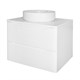 AZARIO Тумба LOTOS 60/2 600х460х500 подвесная, без раковины, белый глянцевый (CS00084142), цвет белый CS00084142 - фото 299861