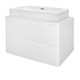 AZARIO Тумба LOTOS 70/2 700х460х500 подвесная, без раковины, белый гланцевый (CS00084143), цвет белый CS00084143 - фото 299865