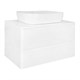 AZARIO Тумба LOTOS 80/2 800х460х500 подвесная, без раковины, белый глянец (CS00084144), цвет белый CS00084144 - фото 299875