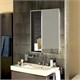 AZARIO зеркало Алмина-3 600х800 c подсветкой и диммером, сенсор выкл+подогрев+часы (CS00065314) LED-00002330 - фото 300100