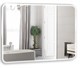 AZARIO Зеркало Стив-3 1000х800 c подсветкой и диммером, сенсор выкл+подогрев+часы (ФР-00001650) ФР-00001650 - фото 300221