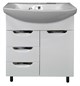 AZARIO Комплект Тумба Loranto Стиль- 70/3 700х860х450 с раковиной Балтика 70 (CS00068934), цвет белый CS00068934 - фото 300251