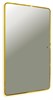 AZARIO Зеркало INCANTO 600х1000 бесконтактный сенсор, подсветка с диммером, цвет золото (LED-00002558) LED-00002558 - фото 300431