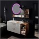 AZARIO Зеркало Perla neo - RGB D770 сенсорный выключатель, мультицвет (LED-00002610) LED-00002610 - фото 300455