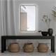 AZARIO Зеркало INCANTO 600х1000 - 3.1 ЖК-часы, подогрев, сенсорный выключатель с функцией диммера (LED-00002539) LED-00002539 - фото 300459