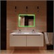 AZARIO Зеркало Livia-RGB 800х600 сенсорный выключатель с функцией диммера, мульти-цвет (LED-00002638) LED-00002638 - фото 300484