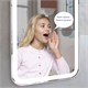 AZARIO Зеркало Мальта-VOICE 550х800 голосовое управление, подогрев, сенсорный выключатель с функцией диммера (LED-00002615) LED-00002615 - фото 300561