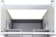 AZARIO Комплект тумба Velluto 60 600х450х660 подвесная, с раковиной Slim 60, белый матовый (CS00088601), цвет белый матовый CS00088601 - фото 300640