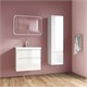 AZARIO Комплект тумба Velluto 100 1000х450х660 подвесная, с раковиной Slim 100, белый матовый (CS00088604), цвет белый матовый CS00088604 - фото 300694