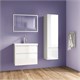 AZARIO Комплект тумба Velluto 100 1000х450х660 подвесная, с раковиной Slim 100, белый матовый (CS00088604), цвет белый матовый CS00088604 - фото 300695