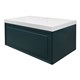 AZARIO Комплект Тумба Belloni 80 795х450х400 подвесная, механизм открывания Push to Open, с раковиной Астория 80, зеленый (CS00098082), цвет Зеленый CS00098082 - фото 300753