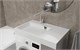 AZARIO Раковина подвесная Ritsa 801х503х95 над стиральной машиной, белый (CS00093810) CS00093810 - фото 301506