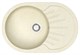 AZARIO Кухонная мойка Flora 730x450x215 искусственный мрамор, цвет бежевый (CS00079912) CS00079912 - фото 302096