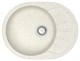 AZARIO Кухонная мойка Light 575х440х215) искусственный мрамор, цвет Хлопок (CS00079921) CS00079921 - фото 302117