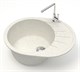AZARIO Кухонная мойка Light 575х440х215) искусственный мрамор, цвет Хлопок (CS00079921) CS00079921 - фото 302118