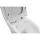 AZARIO Унитаз-моноблок  ANSA 385х695x775 безободковый, в комплекте с сиденьем дюропласт микролифт, белый (AZ-2301) AZ-2301 - фото 302298