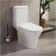 AZARIO Унитаз-компакт  Verde 650х380х790 напольный, безободковый, с быстросъемным сиденьем микролифт (AZ-8220) AZ-8220 - фото 302365
