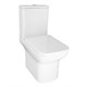 AZARIO Унитаз-компакт  Alba 620х405х805 напольный, безободковый, с сиденьем микролифт (AZ-8323) AZ-8323 - фото 302480