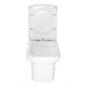 AZARIO Унитаз-компакт  Alba 620х405х805 напольный, безободковый, с сиденьем микролифт (AZ-8323) AZ-8323 - фото 302483