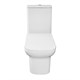 AZARIO Унитаз-компакт  Alba 620х405х805 напольный, безободковый, с сиденьем микролифт (AZ-8323) AZ-8323 - фото 302484