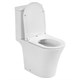 AZARIO Унитаз-компакт  VISE 640х365х820 напольный, безободковый, в комплекте с быстросъемным сиденьем микролифт (AZ-1343BT) AZ-1343BT - фото 302619