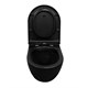 AZARIO Унитаз подвесной  Grado 490х370х360 безободковый с сиденьем микролифт, черный матовый (AZ-0046-MB) AZ-0046N-MB - фото 302737