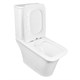 AZARIO Унитаз-компакт  AVERO 660x360х820 напольный, безободковый в комплекте с бачком, смывным механизмом Geberit и сиденьем микролифт (AZ-3121-G) AZ-3121-G - фото 303003