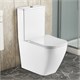AZARIO Унитаз напольный  LEVANTO 620x380x830 безободковый в комплекте cо смывным механизмом Geberit и сиденьем микролифт (AZ-1228A-G) AZ-1228A-G - фото 303026