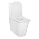 AZARIO Унитаз-компакт  VELISE 355х625x810 напольный, безободковый в комплекте с быстросъемным сиденьем микролифт (AZ-1222A) AZ-1222A - фото 303139