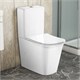 AZARIO Унитаз-компакт  VELISE 355х625x810 напольный, безободковый в комплекте с быстросъемным сиденьем микролифт (AZ-1222A) AZ-1222A - фото 303149