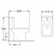 AZARIO Унитаз-компакт  ELANA 680х410х790 напольный, с сиденьем микролифт (AZ-234) AZ-234 - фото 303291