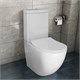AZARIO Унитаз-компакт  Renda 615х365х840 напольный, безободковый,  в комплекте с арматурой, сиденье микролифт, белый (AZ-8693) AZ-8693 - фото 303560