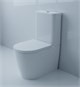 AZARIO Унитаз-компакт  Luana 615х375х840 напольный, безободковый, с сиденьем микролифт (AZ-8593) AZ-8593 - фото 303563
