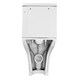 AZARIO Унитаз-компакт  Iris 600х380х775 напольный, безободковый, с сиденьем микролифт (AZ 8353) AZ-8353 - фото 303576