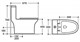 AZARIO Унитаз-моноблок  Terni 670x350x760 горизонтальный слив, быстросъемное сиденье микролифт (AZ-8618) AZ-8618 - фото 303683