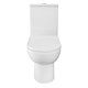 AZARIO Унитаз-компакт напольный  Ambra 645x370x815 безободковый, в комплекте с арматурой Geberit и сиденьем микролифт (AZ-848G) AZ-848G - фото 303709
