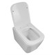 AZARIO Унитаз подвесной  BOCA 360х510х350 безободковый, c сиденьем микролифт (AZ-1048 A) AZ-1048 A - фото 303875