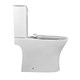 AZARIO Унитаз-компакт  FRETTA ROUND N 340х650х770 напольный, безободковый, c быстросьемным сиденьем микролифт (AZ-1038A) AZ-1038A - фото 303895