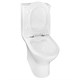 AZARIO Унитаз-компакт  Mist 385х610х800 напольный, безободковый, с быстросъемным сиденьем микролифт (AZ-45) AZ-45 - фото 304016