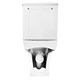 AZARIO Унитаз-компакт  Mist 385х610х800 напольный, безободковый, с быстросъемным сиденьем микролифт (AZ-45) AZ-45 - фото 304024