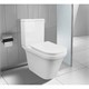 AZARIO Унитаз-компакт  Candy 370х620х780 напольный, безободковый, в комплекте с бачком и сиденьем микролифт (AZ-1503B) AZ-1503B - фото 304240