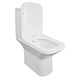AZARIO Унитаз-компакт  Formal 370х315х790 напольный, безободковый, в комплекте с бачком и сиденьем микролифт (AZ-1353B) AZ-1353B - фото 304373