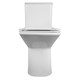 AZARIO Унитаз-компакт  Formal 370х315х790 напольный, безободковый, в комплекте с бачком и сиденьем микролифт (AZ-1353B) AZ-1353B - фото 304377
