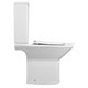 AZARIO Унитаз-компакт  Formal 370х315х790 напольный, безободковый, в комплекте с бачком и сиденьем микролифт (AZ-1353B) AZ-1353B - фото 304378