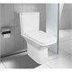 AZARIO Унитаз-компакт  Formal 370х315х790 напольный, безободковый, в комплекте с бачком и сиденьем микролифт (AZ-1353B) AZ-1353B - фото 304385