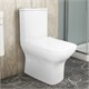 AZARIO Унитаз-компакт  Fresco 360х620х800 напольный, безободковый, с быстросъемным сиденьем микролифт (AZ-8302) AZ-8302 - фото 304401