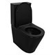 AZARIO Унитаз-компакт  Black Queen 370х605х800 безободковый, с быстросъемным сиденьем микролифт, черный матовый (AZ-8380) AZ-8380 - фото 304420