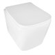 AZARIO Унитаз подвесной  Cascad M 490x345x325 безободковый, система смыва "Скрытое Торнадо", с быстросъемным сиденьем микролифт (AZ-10002) AZ-10002 - фото 304507