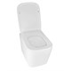 AZARIO Унитаз подвесной  Cascad M 490x345x325 безободковый, система смыва "Скрытое Торнадо", с быстросъемным сиденьем микролифт (AZ-10002) AZ-10002 - фото 304508